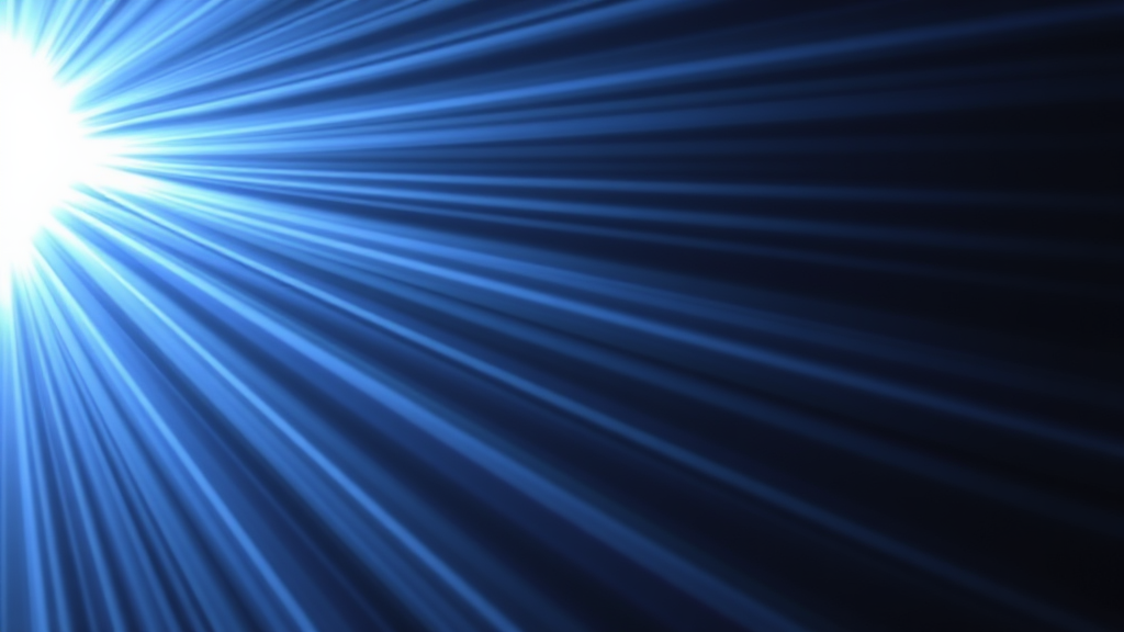 Visualisierung eines Heilungsprozesses, bei dem Lichtstrahlen auf einen menschlichen Körper gerichtet sind, um energetische und biophotonische Selbstheilung zu fördern.