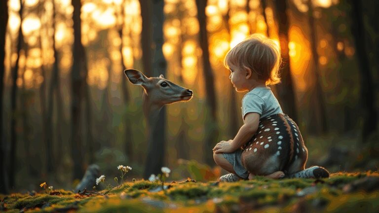 Erfahre, wie Tiere als Spiegel unserer Kinder fungieren und welche tiefen Einblicke sie in die Gefühle und Emotionen der Kleinen bieten.
